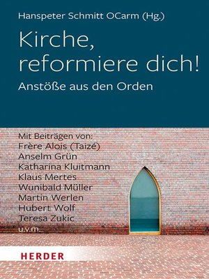 cover image of Kirche, reformiere dich!